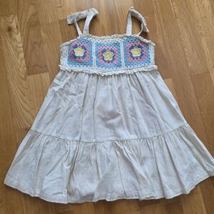 Haute Hippie Cream Ruffled Dress